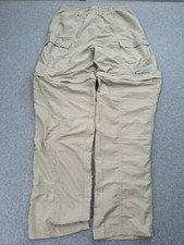 Columbia PFG Men  s Zip Off Convertible Cargo Pants Tan Fishing Outdoor M 32L