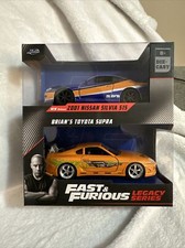 Jada Fast Furious Nissan SILVIA S15 Orange SUPRA 2 Pack 1:32 New 2023