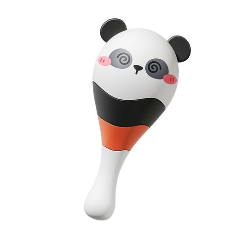 0-3 Months Baby Rattle Toy Panda Shaped Rattle Orff Music Maracas Education Toy - Picture 6 of 10