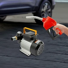 110V AC 16GPM Diesel Oil Fuel Transfer Pump Kit Electric Self-Priming w/ Nozzle