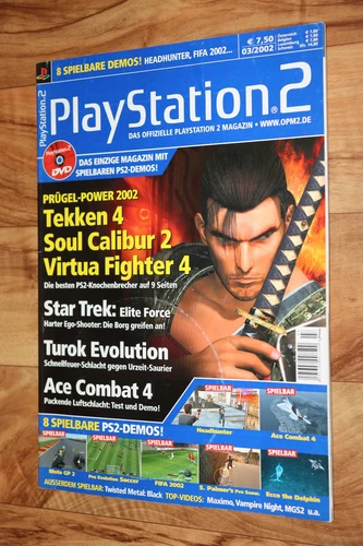 2002 Playstation Magazine Tekken 4 Soulcalibur II Virtua Fighter 4 Shadow Man 