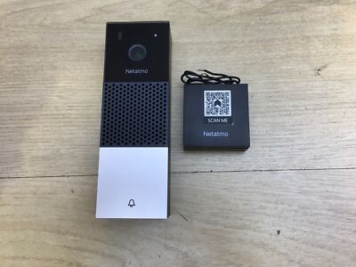 Netatmo Smarte Video Türklingel mit Kamera, WLAN, 2-Wege-Audio, I25373