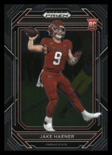 2023 Panini Prizm Draft Picks #109 Jake Haener Base *Mythic Relics*