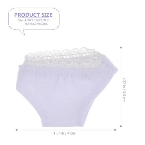 5 Pcs Panties Newborn Mini Dollhouse Accessory All-match Briefs - Picture 12 of 12