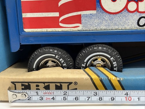 Ertl 1986 Peterbilt Tractor Trailer Sleeper US Express Pressed Steel New In Box - Picture 7 of 24