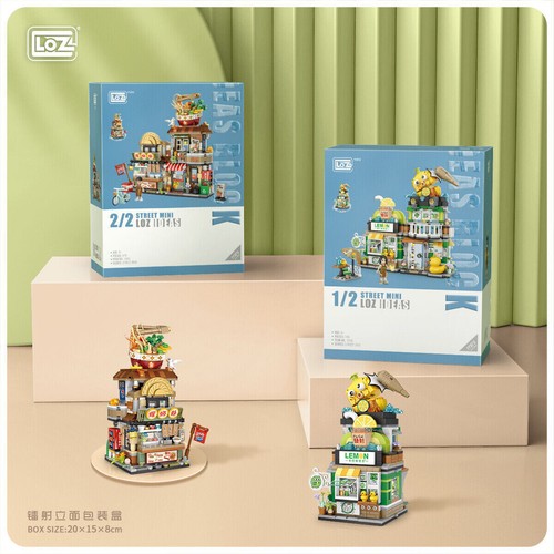 LOZ mini Blocks Kids Building Toys Chinese Snack Bar Girls Boys Gift 1294 1295 - Picture 3 of 16