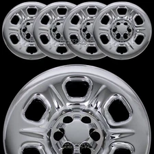 4 fits Nissan Frontier Xterra 05-2024 CHROME 16" Wheel Skins Hub Caps Rim Covers