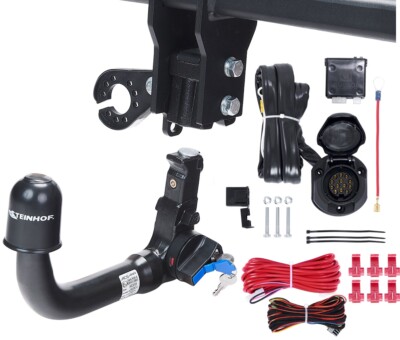 Gancio di traino per BMW Serie 1 E87 2004-2011 + kit el. 13-poli + adattatore