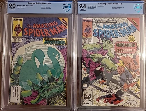 Amazing Spider-Man # 311 & 312 (1989, Marvel) CBCS VF/NM (9.0) & NM (9.4)