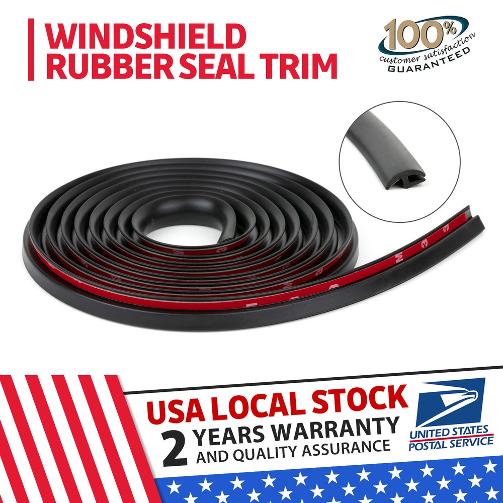 10FT Car Door Trunk Seal Strip H Shape Weather Strip Edge Decoration Accessories