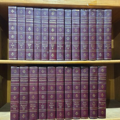 COMPLETE 1967 Encyclopedia Britannica Full Set 1 - 24 + The Index
