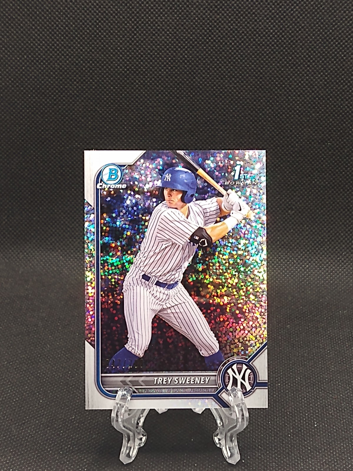 2022 Bowman Chrome Trey Sweeney 1st BCP-137 Speckle Refractor /299 Tigers