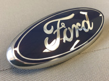 New 10-11-12 Ford Taurus Front Grille Oem Emblem Blue Oval
