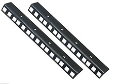 5U Rack Strip pair  made by AllMetalParts in black 