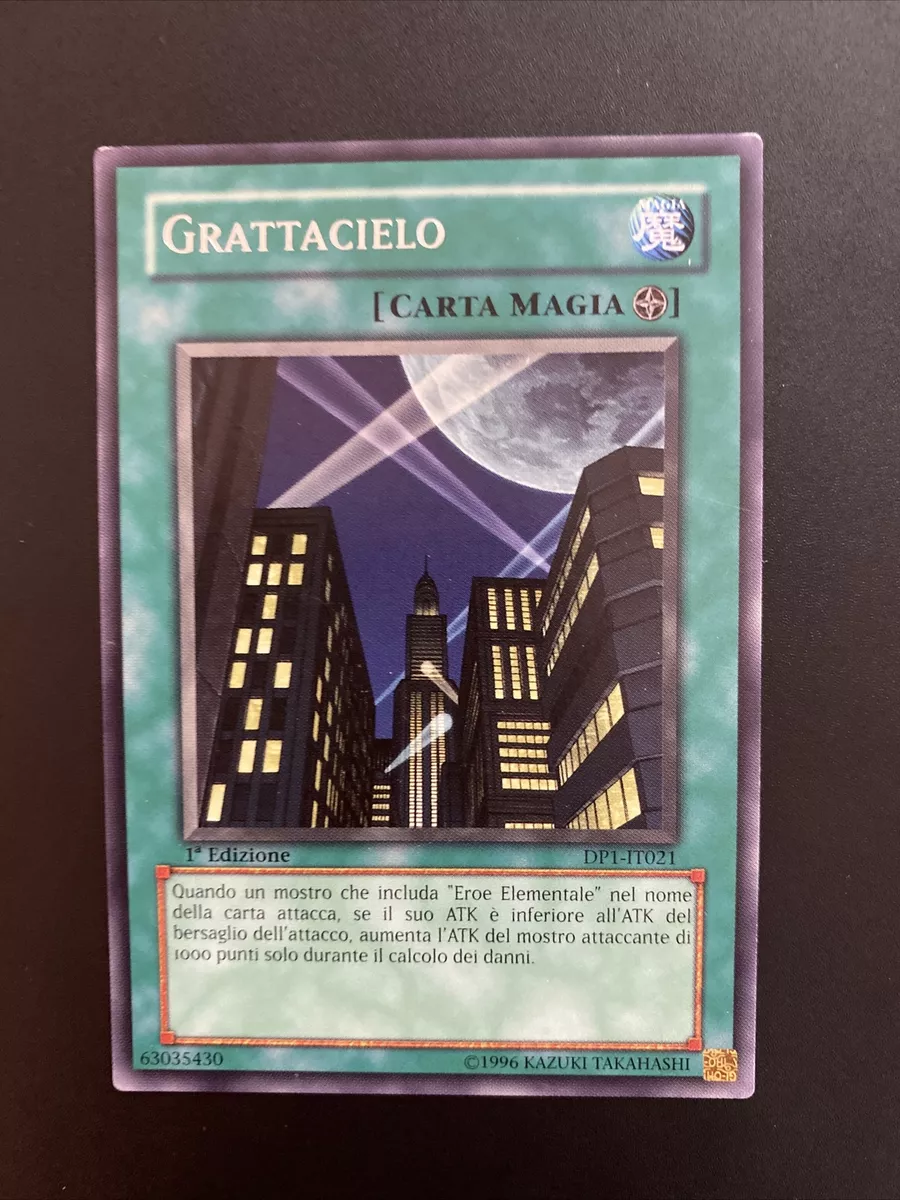 Yu-Gi-Oh! Rare Skyscraper Dp1-it021 Ita 1ed Ex