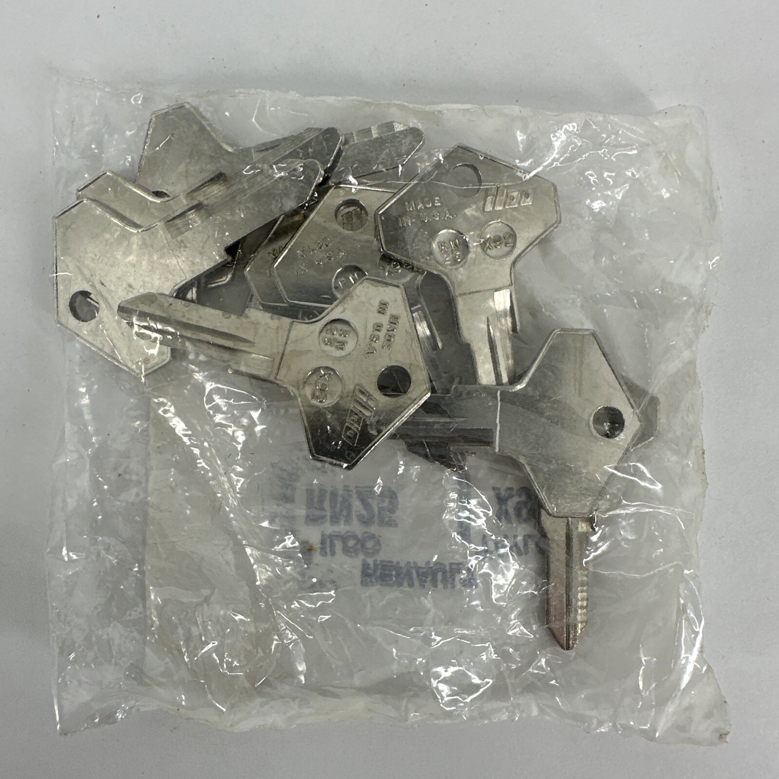 Amc Rack Key LOT OF 10 ILCO RN25 X92 Key Blanks For AMC Chrysler Dodge Eagle Jeep ...