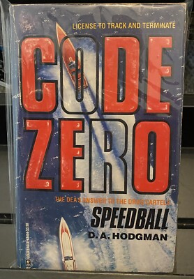 CODE ZERO #1 Speedball by D.A. Hodgman 1992 Gold Eagle Paperback
