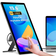 UPERFECT Portable Monitor 15.6" Touchscreen 1080P Type C HDMI Screen For Game US