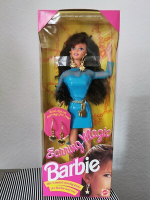 Búp bê Barbie Earring Magic 1992 - Brunette (used+phụ kiện) | Việt Nam