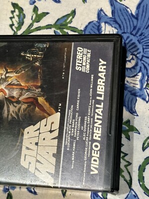 ラスキーズ　VHS　字幕版 STAR WARS 1982 VHS Video Rental Library, 1982 Release, 1130