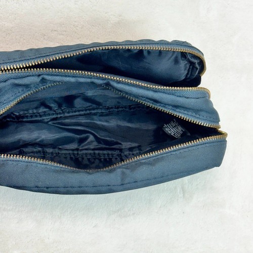 Dolce Gabbana Dopp Toiletry Travel Bag Blue Gold Color Zipper - Picture 14 of 16