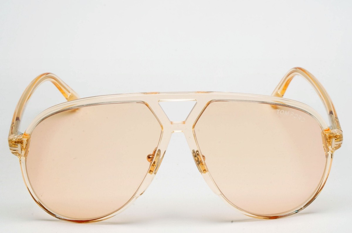 小物 Tom Ford FT1061 BERTRAND Light Brown Tom Ford Sunglasses Bertrand Honey Light Brown Transparent FT1061