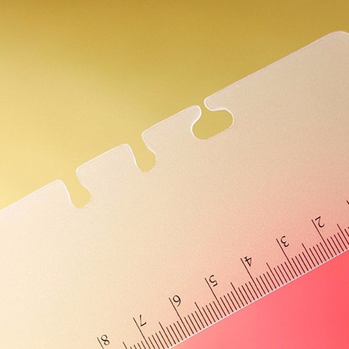 A5/A6/A7 Size Today Page Marker Frosted Plastic Ruler Insert Refill Organiser #B - Picture 7 of 14