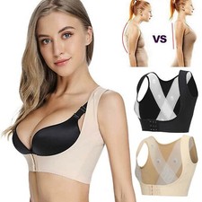 Womens Chest Brace Support Bra Shaper Adjustable Shoulder Back Posture Corrector