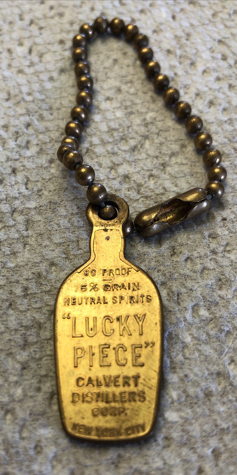 Calvert Reserve Key Chains & Miniature Bottles Vintage Set Of 6 Advertising Rare