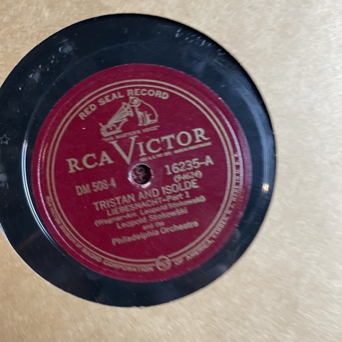 12" 78 RPM Set-(5)-Leopold Stokowski-Tristan and Isolde: Prelude Liebesnacht - Imagen 8 de 13