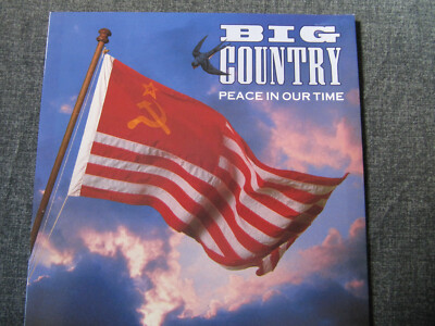 BIG COUNTRY - PEACE IN OUR TIME - 7'' SLEEVE (NO RECORD) - UNUSED SAMPLE SLEEVE