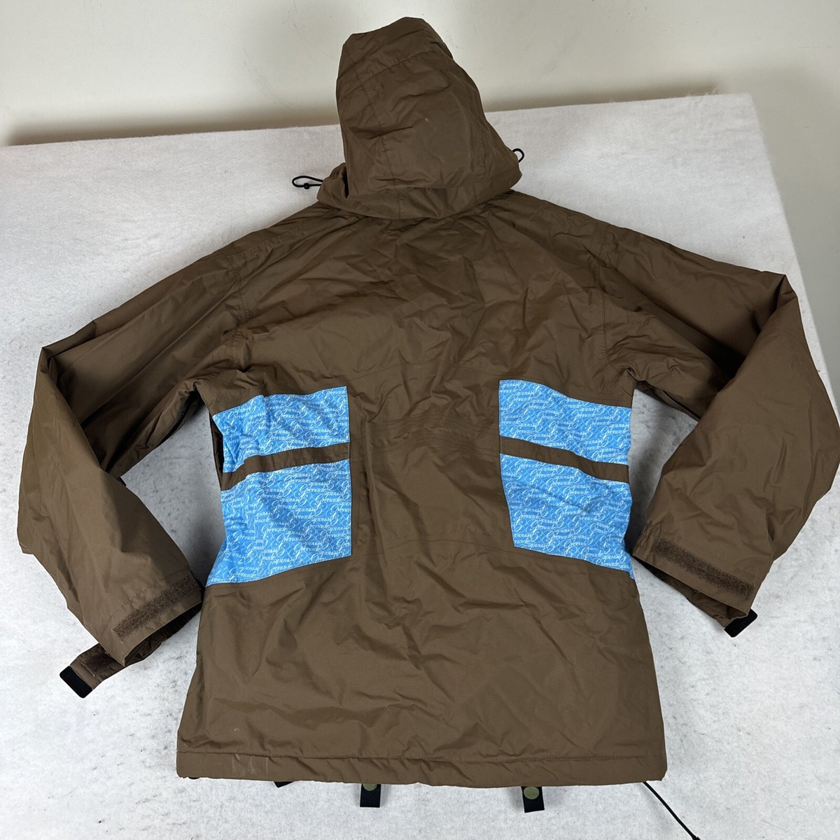 Grenade Coat Mens M Brown Graphic Print Fatigue Project Ski