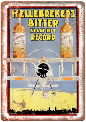 Rotterdam Liquor Poster Retro Look Retro Look Reproduction Metal Sign E950