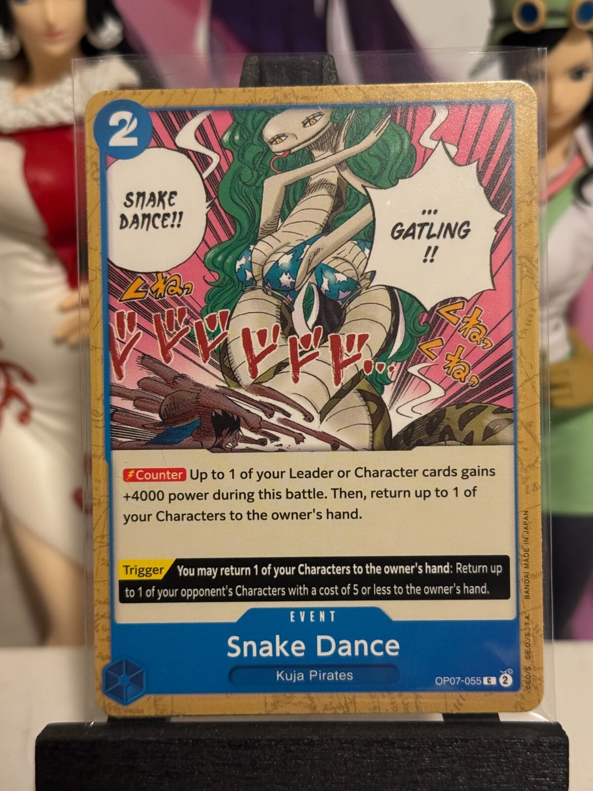One Piece CG 4 Snake Dance OP07-055 500 Years in the Future Common!