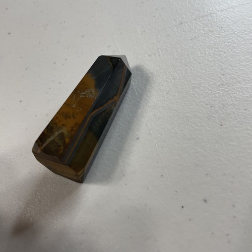 Blue Tiger's Eye Tower Point 41g Natural Stone Heal Crystal Free Shipping - Picture 6 of 12