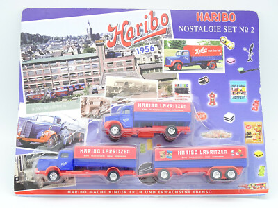 Haribo Nostalgie Set N°2 Divers 1/76 2 MAN Camions 1956