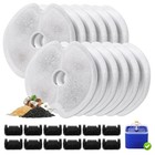 16 Ersatzfilter,Filter für Trinkbrunnen Wasserspender Katzenbrunnen Katzen/Hunde