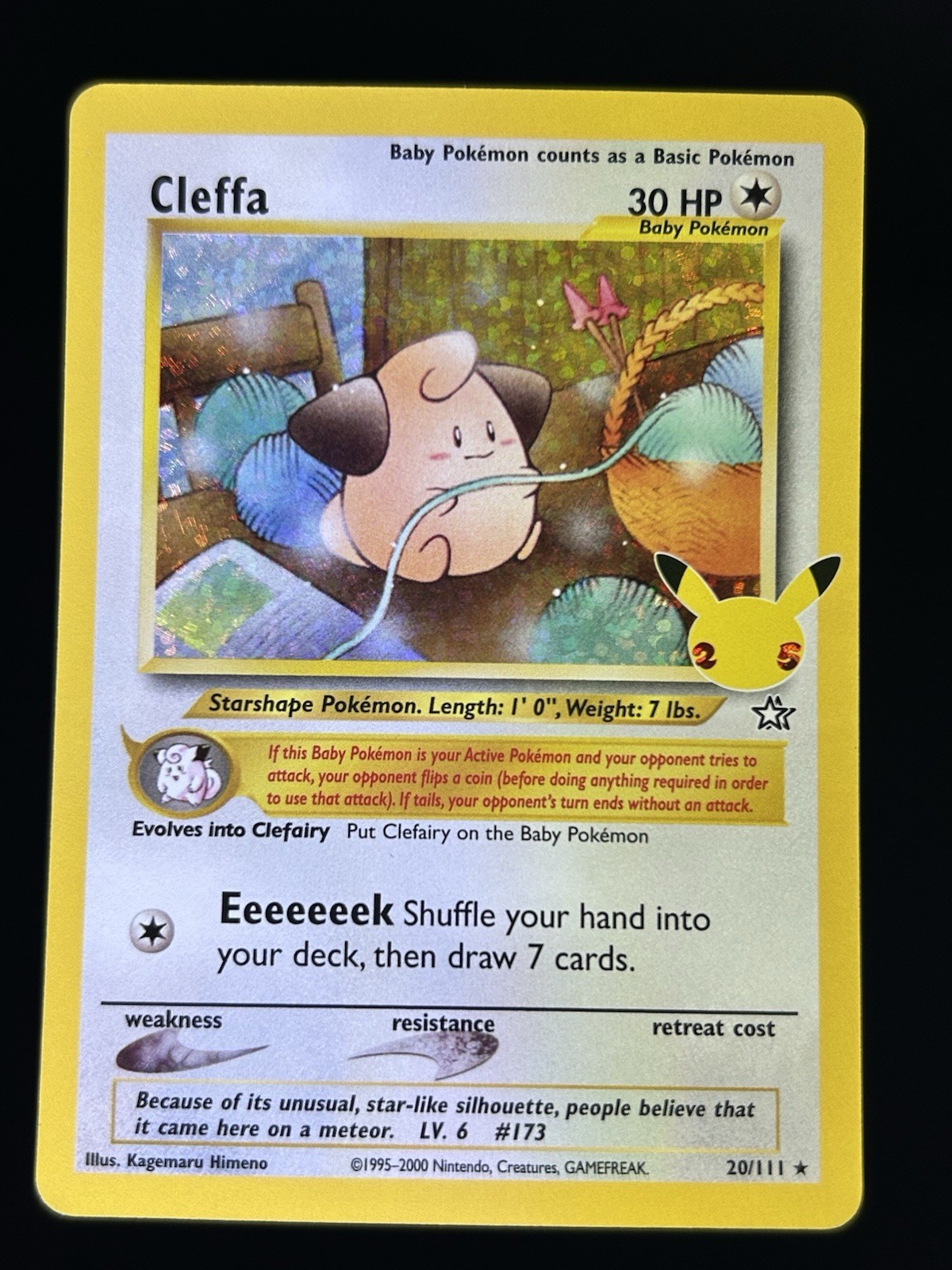 Cleffa Celebrations: Classic Collection - Pokemon NM 20/111