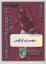 2002 Donruss The Rookies Crusade Auto 466/500 Anderson Machado #RC-18 Auto 1k5