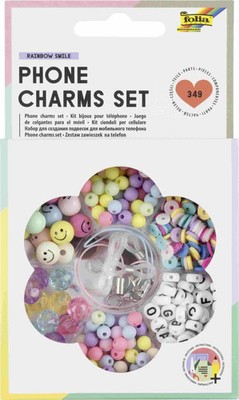Folia Phone Charms Set RAINBOW SMILE, 349 Teile | 32029 | 2023 | Folia