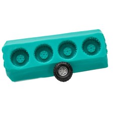 Stampo in silicone ruota pneumatici auto camion fondente resina cioccolato stampo argilla (774)
