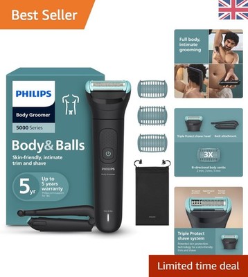 Body Groomer 5000 Series - Trimmer für Männer mit Triple Protect Rasiersystem, ...