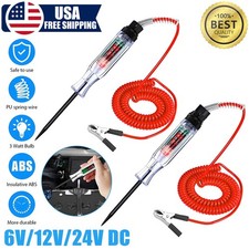 2X 6-24V Digital Electric Voltage Circuit Tester Automotive Test Light Car Truck