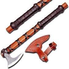 Viking Axe of Ragnar Lothbrok Norse Viking Axe Sharp Blade Hunting Axe High C...