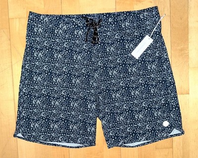 New Mens OUTERKNOWN All Time Board Shorts Trunks 1810056 Blue Sz 36