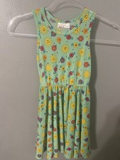 Dot Dot Smile Smiley Face Twirly Dress Girls 3/4