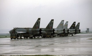 ORIGINAL Aircraft Slide 12 x slides of RAF Lightning's @ Binbrook 1987 (C050)