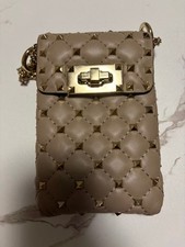 Soporte para teléfono Valentino Garavani Rockstud Spike edición limitada muy buen estado diseñador Col