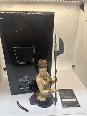 Star Wars PRINCESS LEIA ORGANA AS JABBA'S SLAVE Gentle Giant BUST /4200 Damage