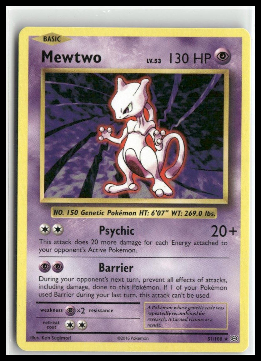 XY - Evolutions #51/108 Mewtwo